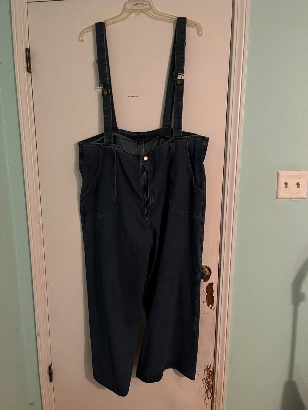 Cider Dark Blue Denim Women’s Overalls